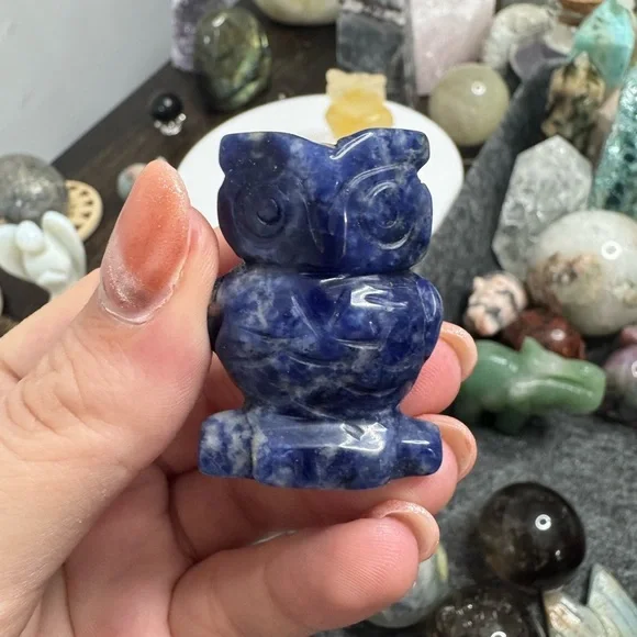 Crystal Owl Carving (listing Is For One) - Picture 5 of 5